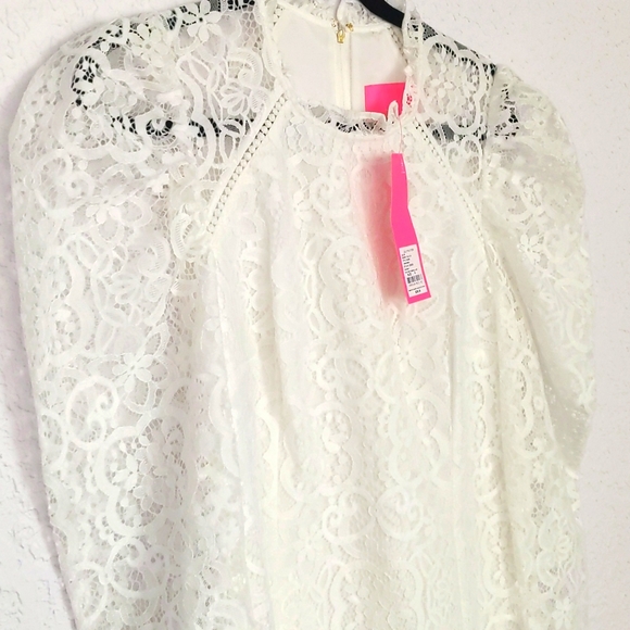 Lilly Pulitzer 🔥 NWT 🔥 Averi Dress; Style Coconut - NEVER WORN! Size 4 - Picture 5 of 14